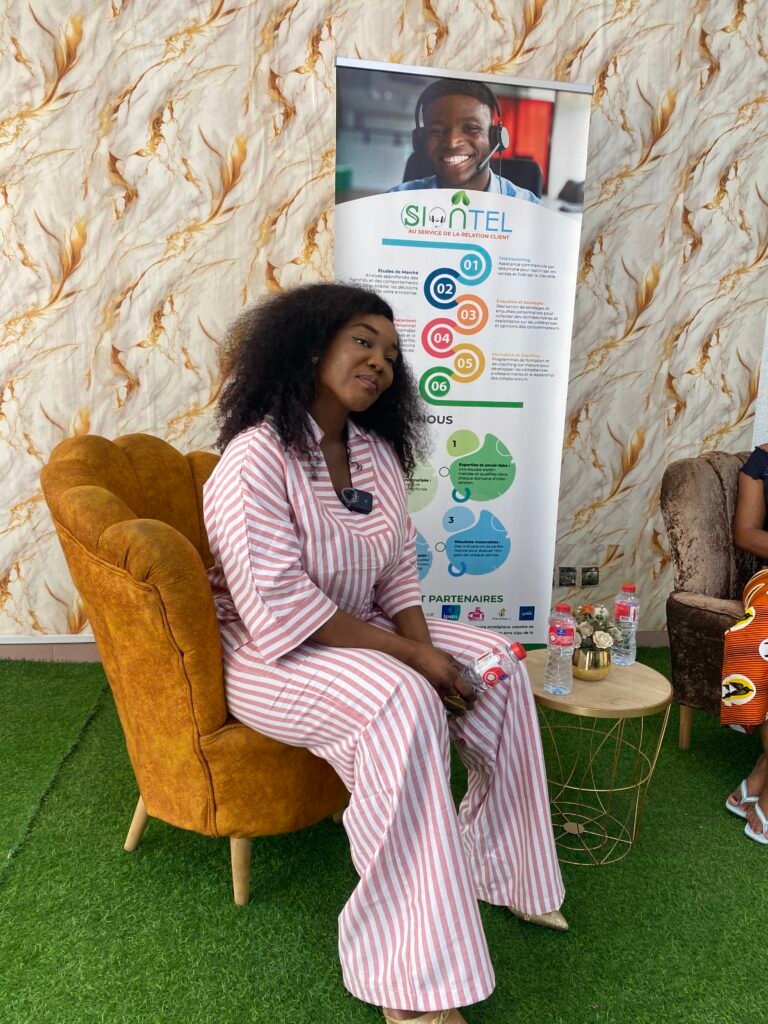 moment d'échange avec madame Stéphanie MONTCHO