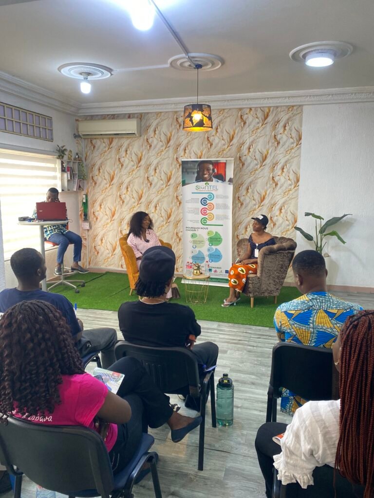 moment d'échange avec madame Stéphanie MONTCHO